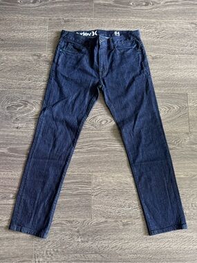 Hurley Men’s Navy Slim Straight Jeans
